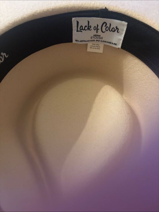 Lack Of Color 100% Australian Wool IVORY RANCHER Size M ~ Excellent main image 7